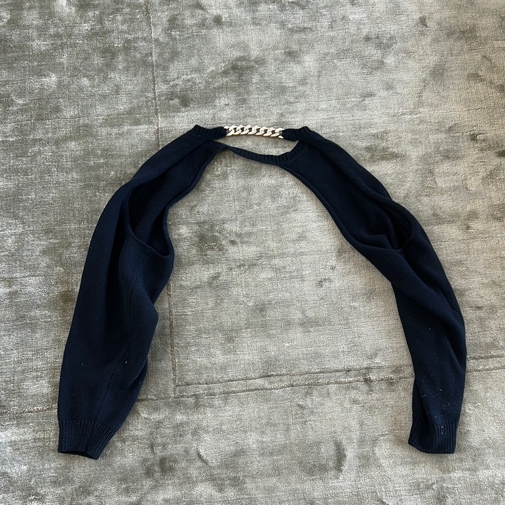Black Chain-Linked Women's Shrug